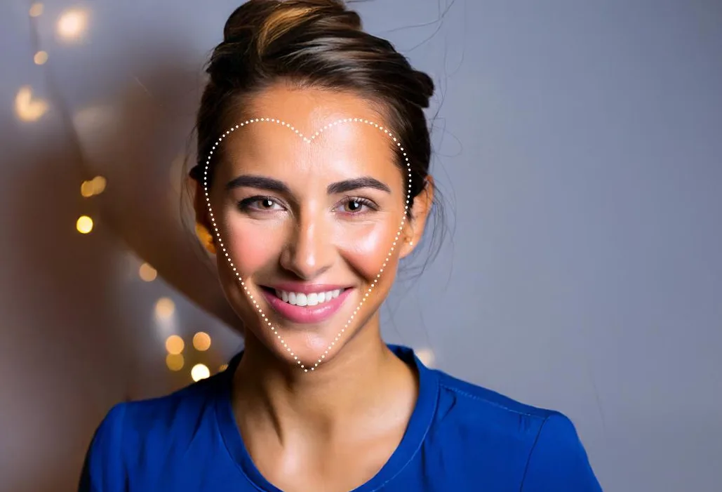 فرم صورت قلبی